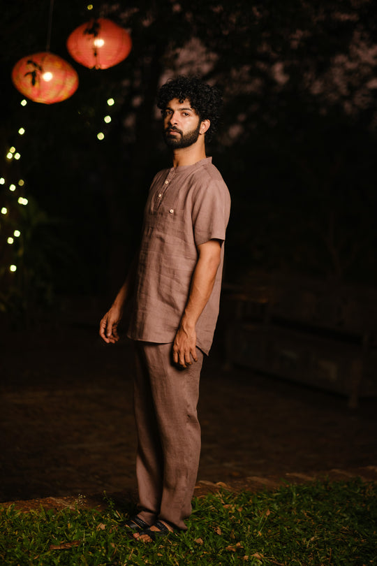 The Linen Bandhgala | Creatures of Habit