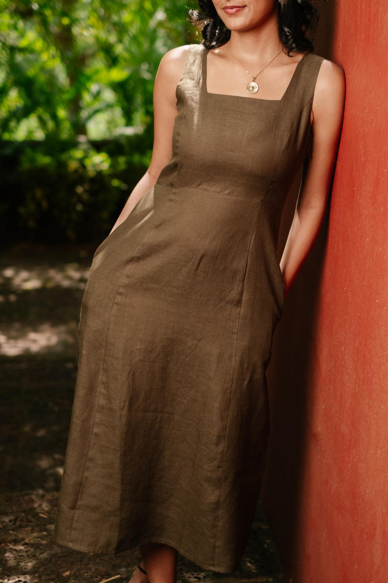 The Linen Midi Dress | Creatures of Habit