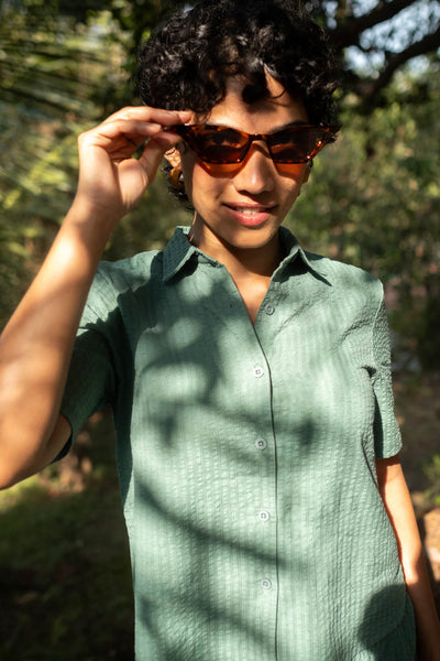 The Seersucker Oversized Shirt | Creatures of Habit