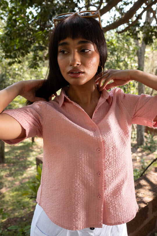 The Seersucker Oversized Shirt | Creatures of Habit