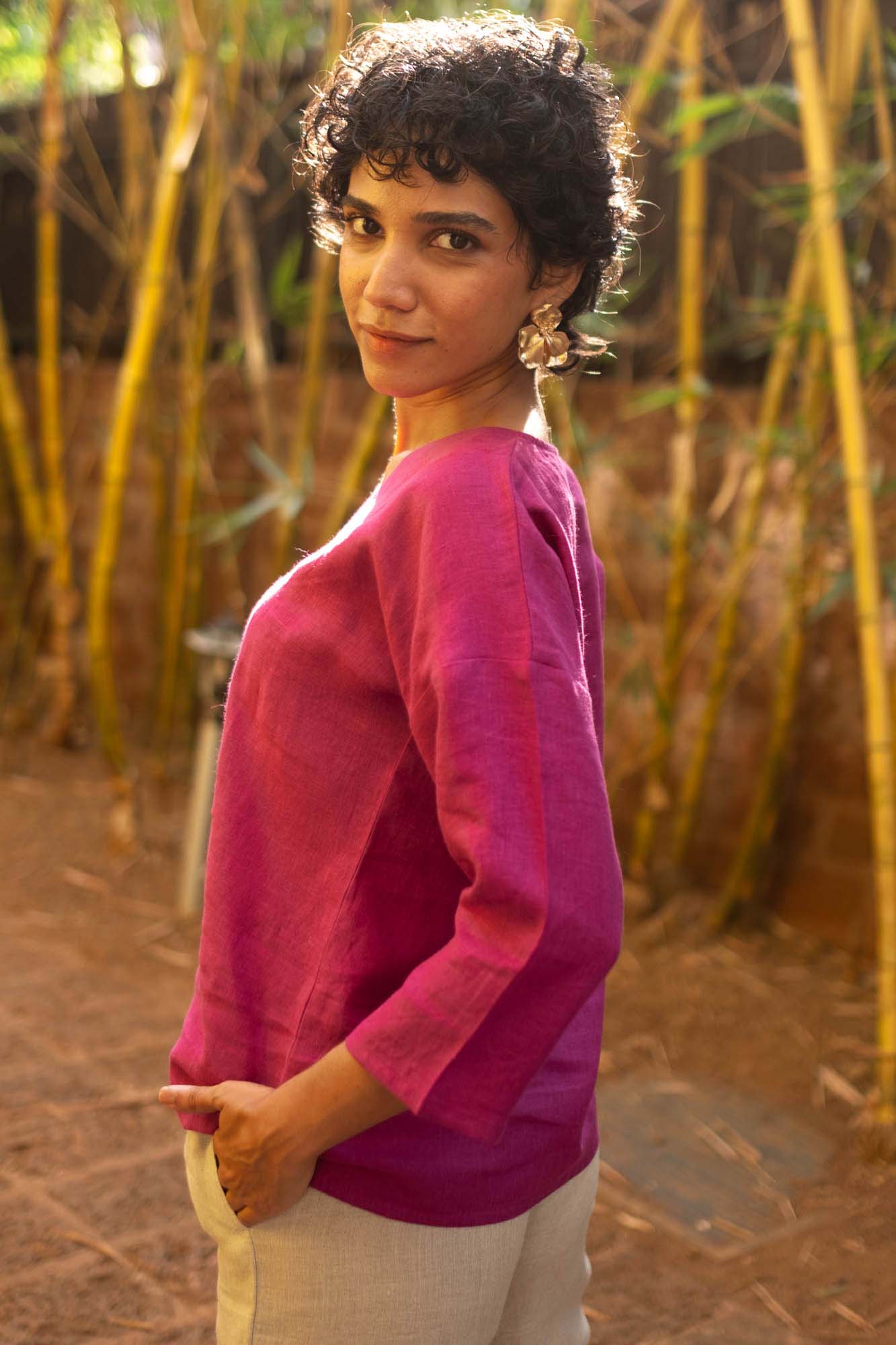 The Linen V Neck Top | Creatures of Habit