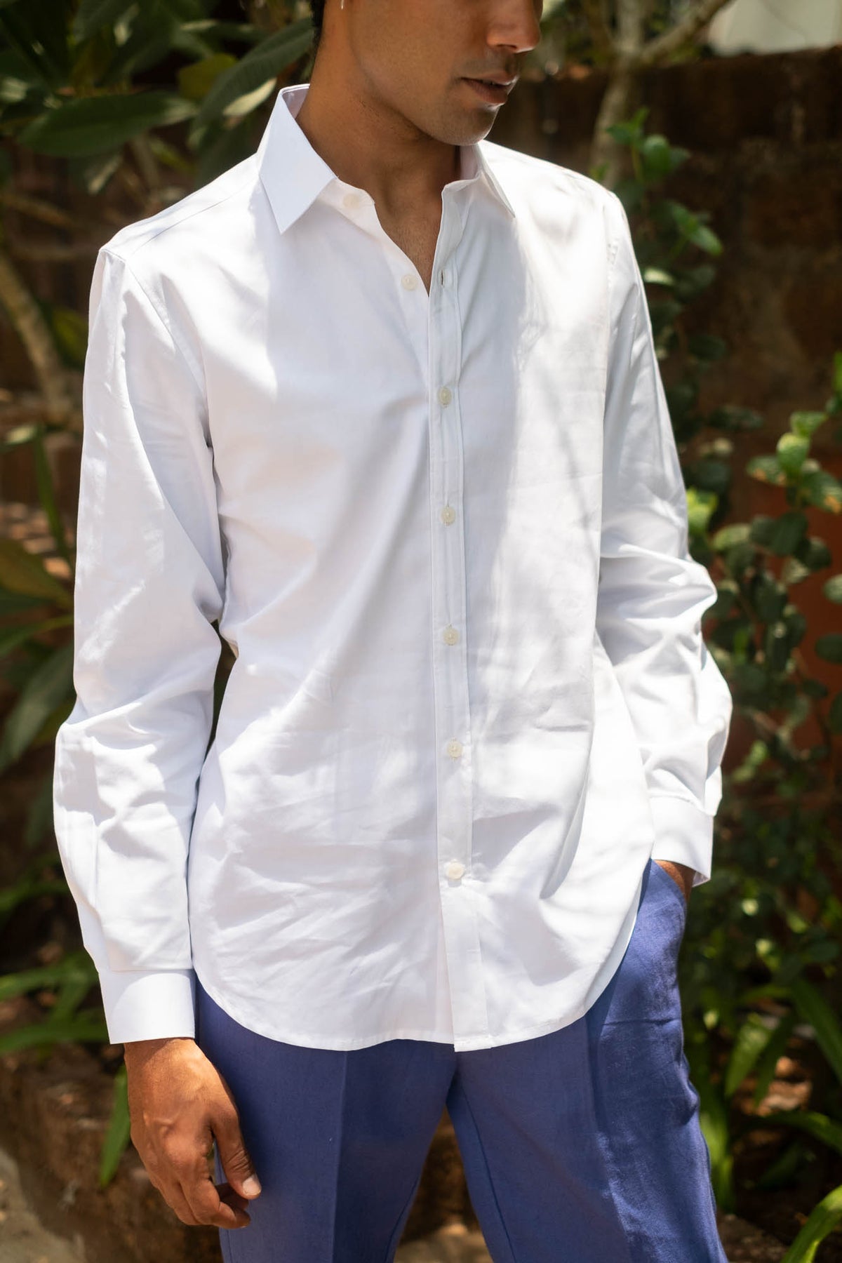 Contemporary Egyptian Satin Shirt main image 1