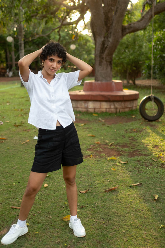The Seersucker Oversized Shirt | Creatures of Habit
