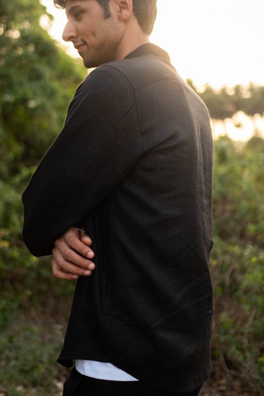 The Linen Pocketless Shirt | Creatures of Habit