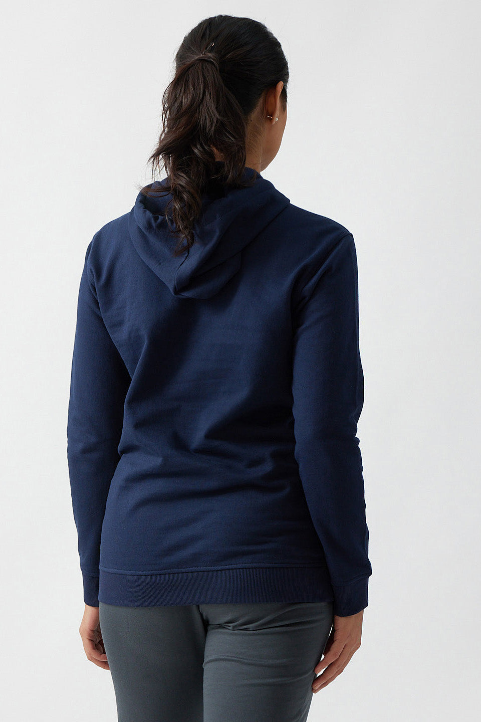 Womens Hoodies & Sweatshirts | The Brushed Terry Hoodie Deep Sea Blue