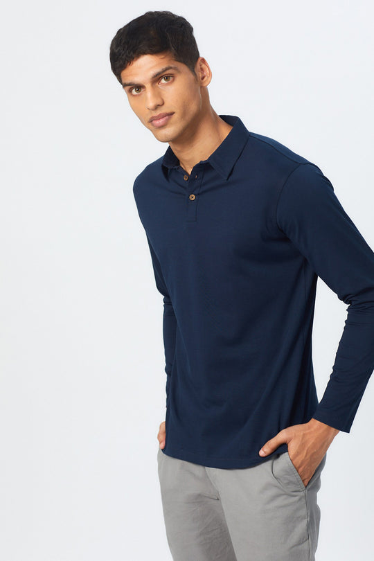 The Pima Polo | Long Sleeve | Creatures of Habit