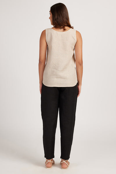 The Linen Round Neck Tank | Creatures of Habit