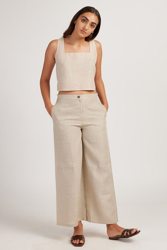 The Linen Wide Leg Pants | Creatures of Habit