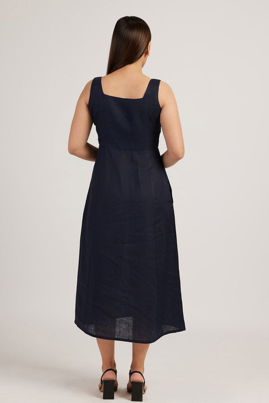 The Linen Midi Dress | Creatures of Habit