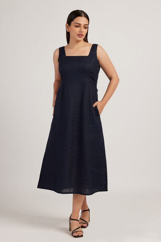 The Linen Midi Dress | Creatures of Habit