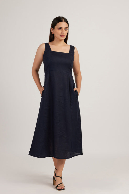 The Linen Midi Dress | Creatures of Habit