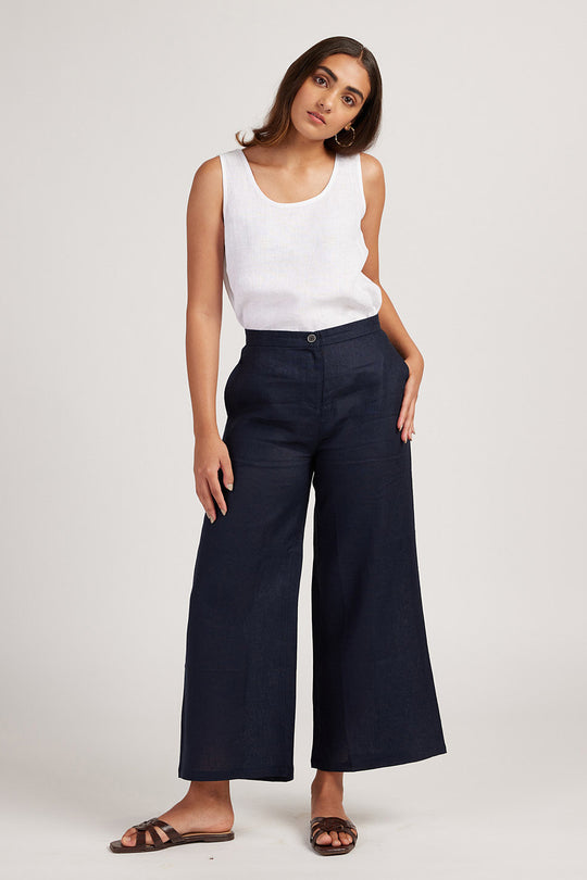 The Linen Wide Leg Pants | Creatures of Habit