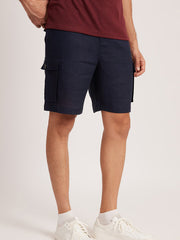 Linen Cargo Shorts