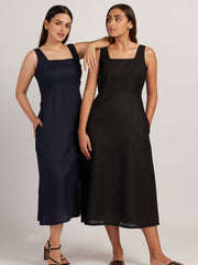 Linen Midi Dress