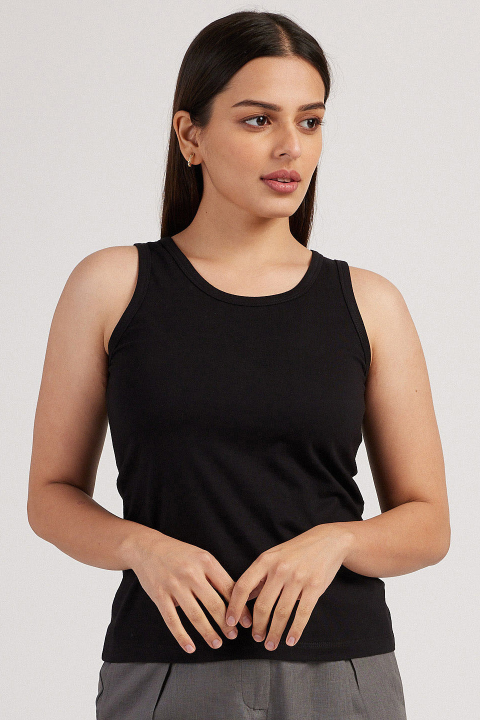 Tank Tops for Women The Jersey Tank Top Jet Black