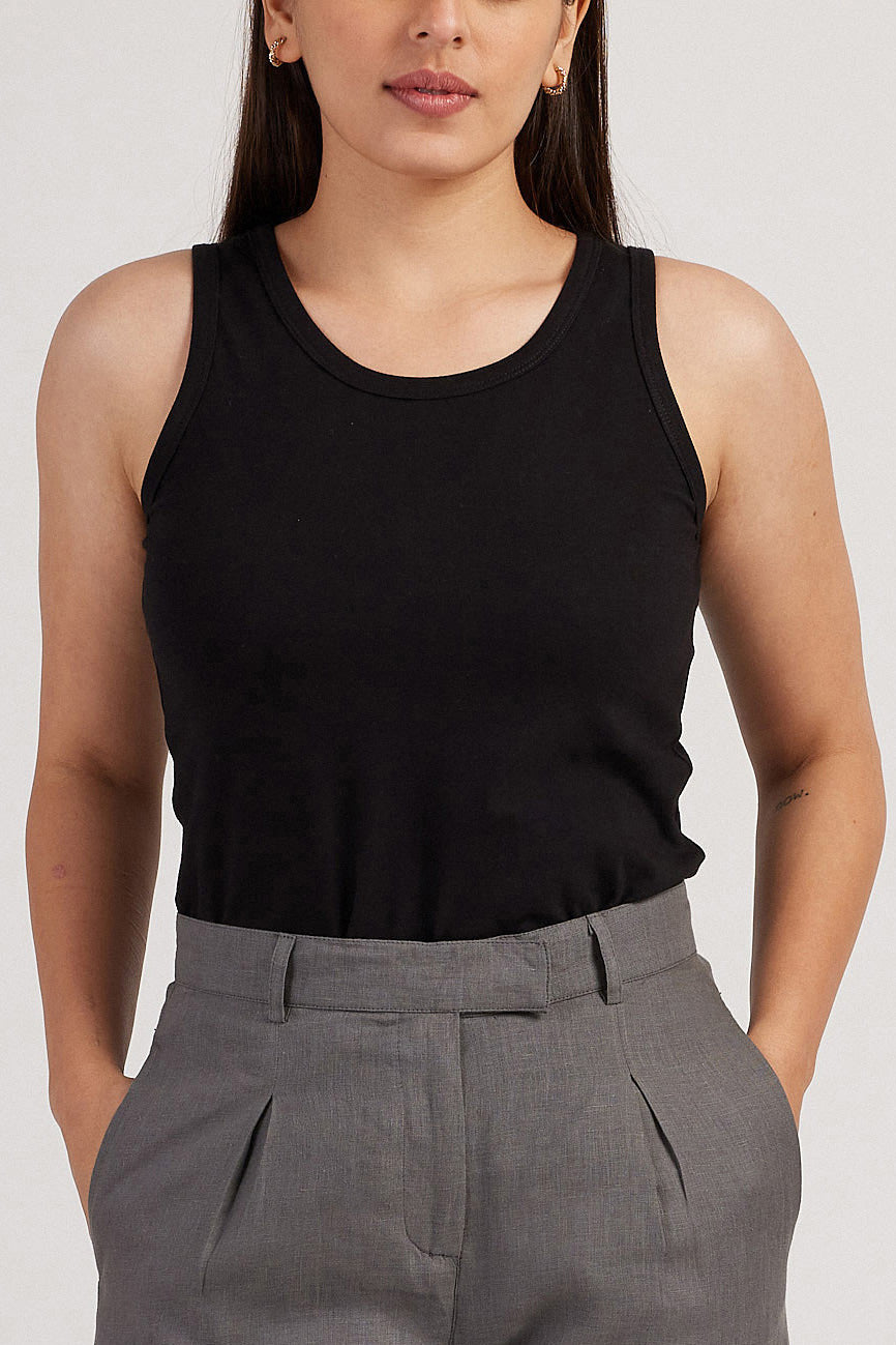 Tank Tops for Women The Jersey Tank Top Jet Black