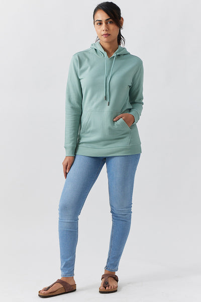 Womens Hoodies & Sweatshirts | The Brushed Terry Hoodie Light Turqouise