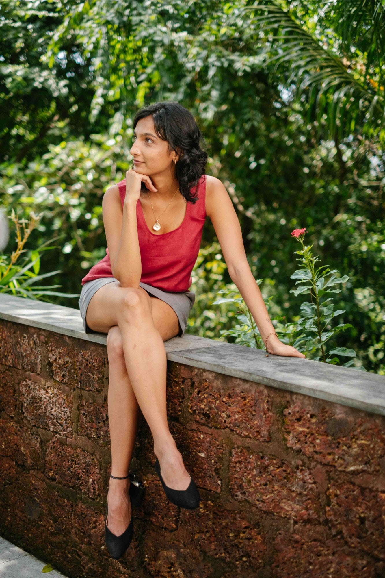 The Linen Round Neck Tank | Creatures of Habit