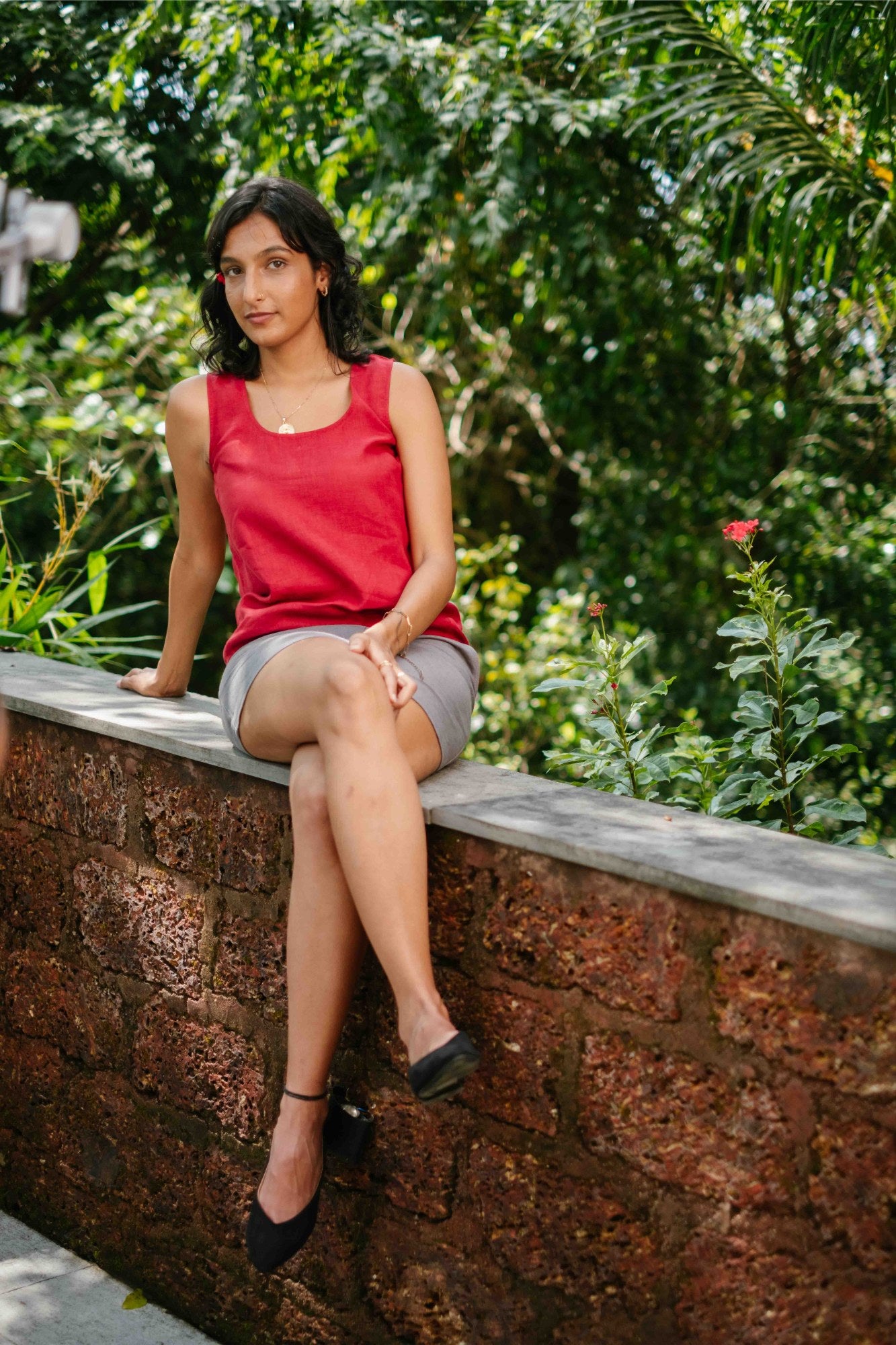 The Linen Round Neck Tank | Creatures of Habit