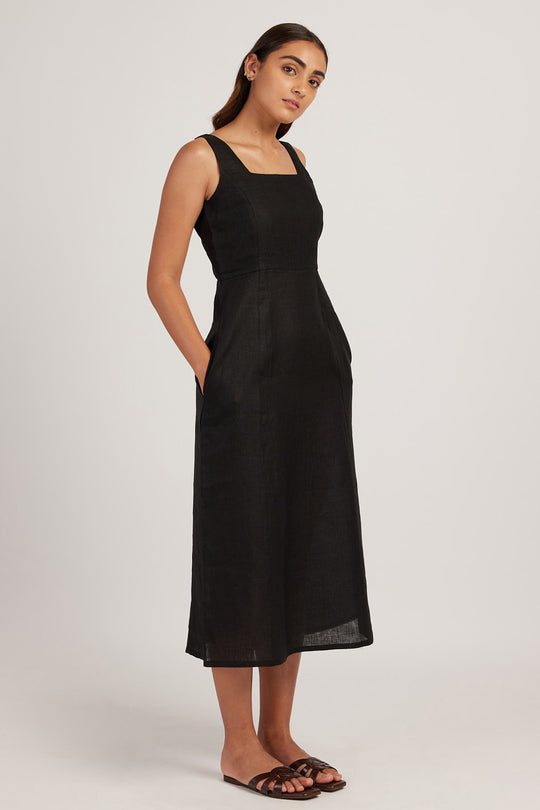 The Linen Midi Dress | Creatures of Habit