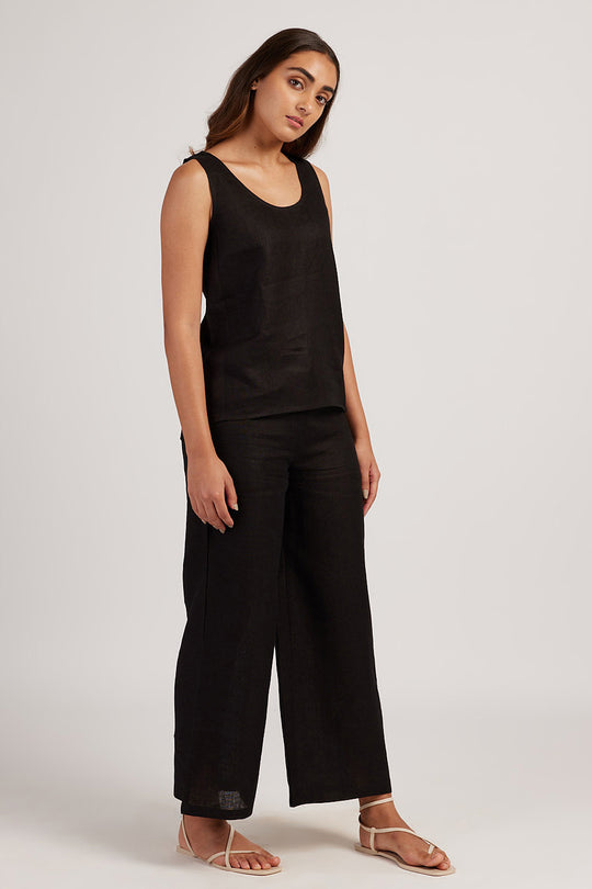 The Linen Round Neck Tank | Creatures of Habit