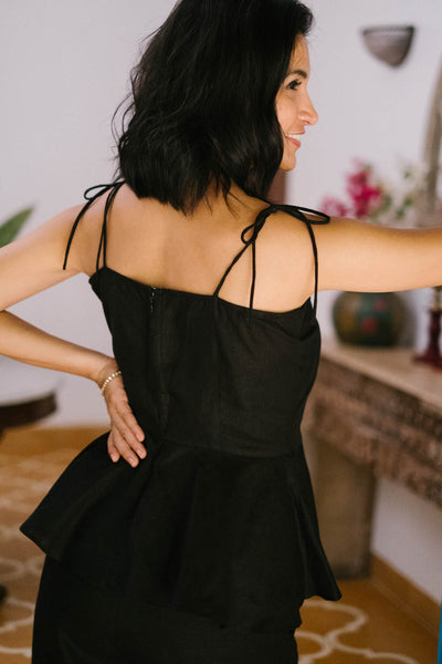 The Linen Peplum Top | Creatures of Habit