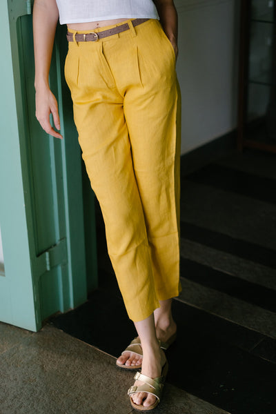 The Linen Pleated Trousers | Creatures of Habit