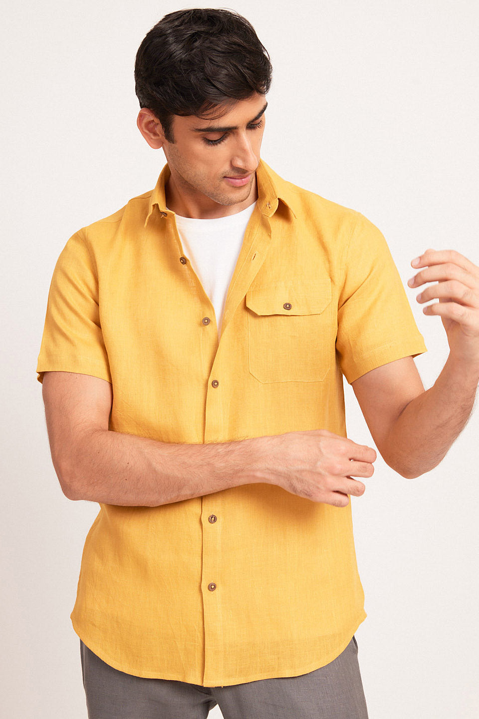 The Linen Shirt | Short Sleeve | Creatures of Habit