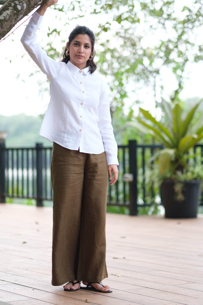 The Linen Wide Leg Pants | Creatures of Habit