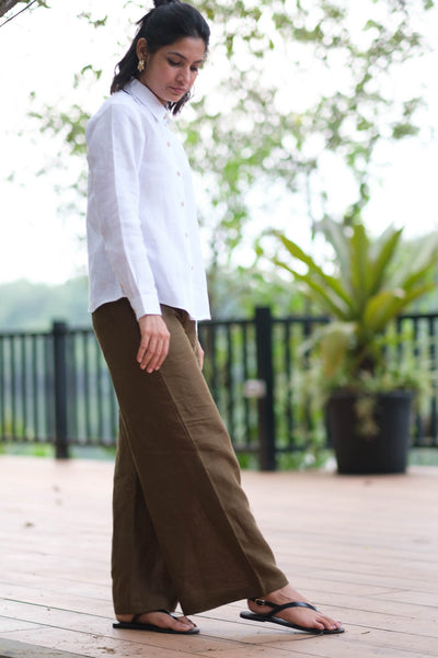 The Linen Wide Leg Pants | Creatures of Habit