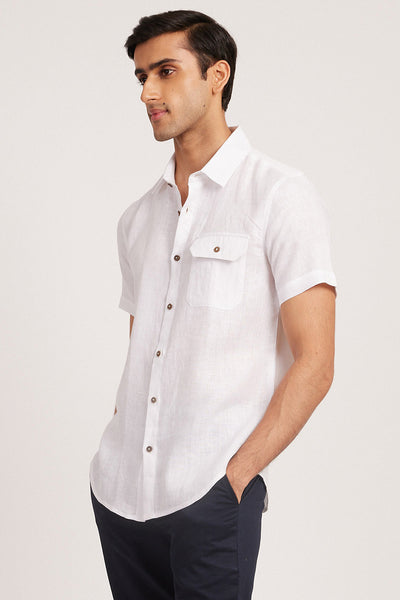 The Linen Shirt | Short Sleeve | Creatures of Habit