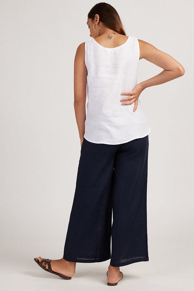 The Linen Round Neck Tank | Creatures of Habit