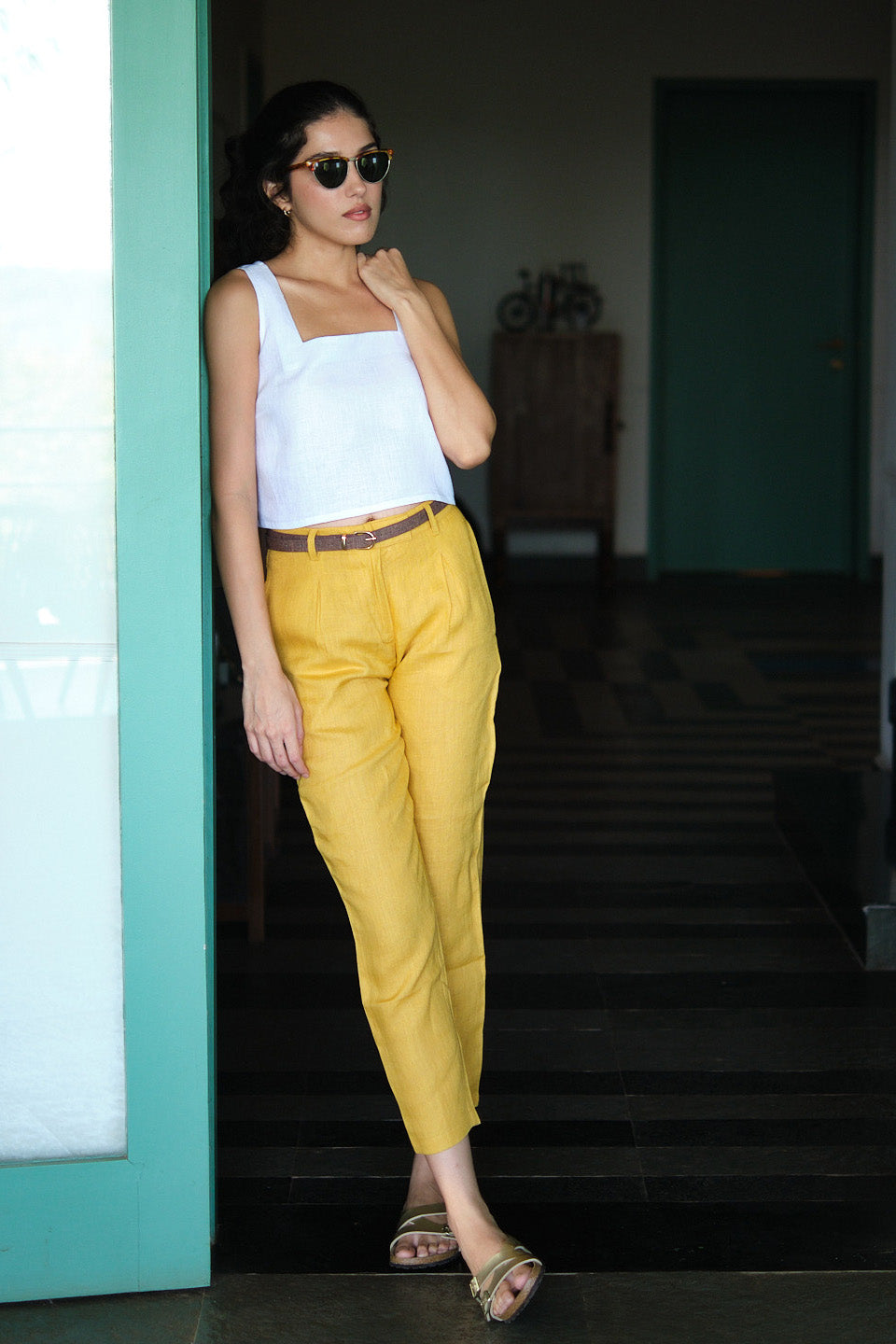 The Linen Crop Tank | Creatures of Habit