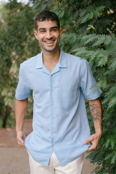 The TENCEL™ Notched Shirt | Creatures of Habit