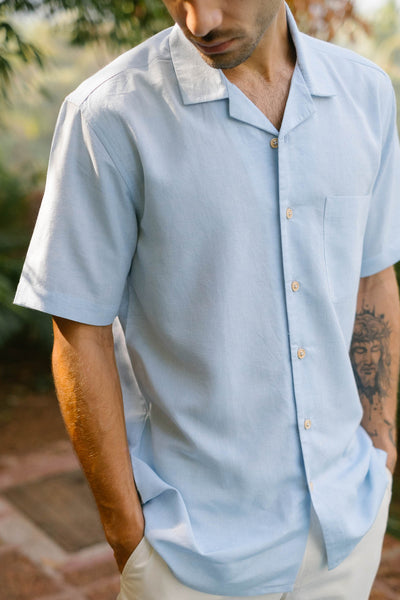 The TENCEL™ Notched Shirt | Creatures of Habit