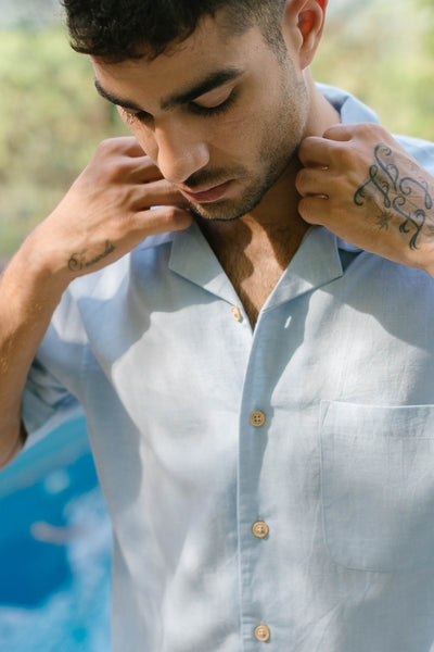 The TENCEL™ Notched Shirt | Creatures of Habit