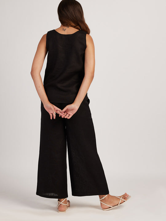The Linen Wide Leg Pants | Creatures of Habit