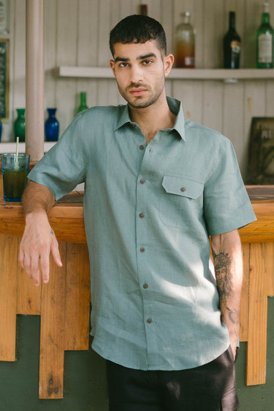 The Linen Shirt | Short Sleeve | Creatures of Habit