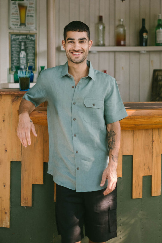 The Linen Shirt | Short Sleeve | Creatures of Habit