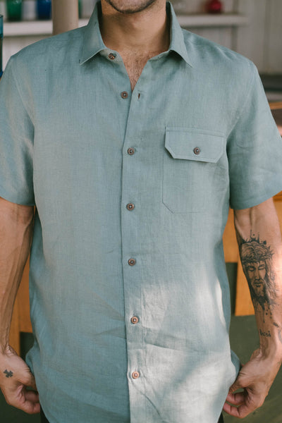 The Linen Shirt | Short Sleeve | Creatures of Habit