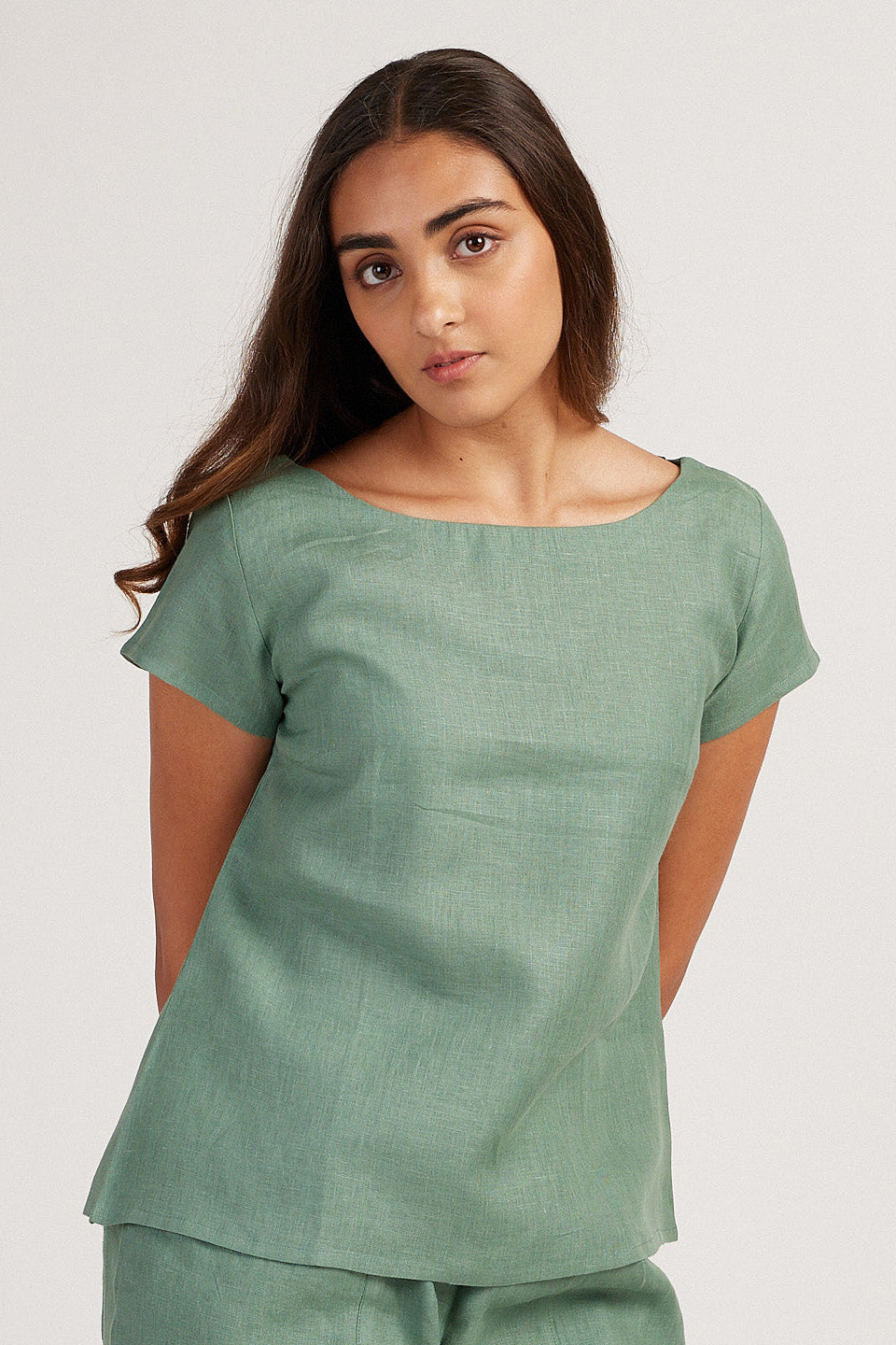 The Linen Boat Neck Top | Creatures of Habit