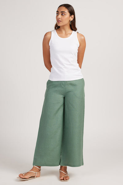 Buy Green Trousers & Pants for Women by Cover Story Online | Ajio.com