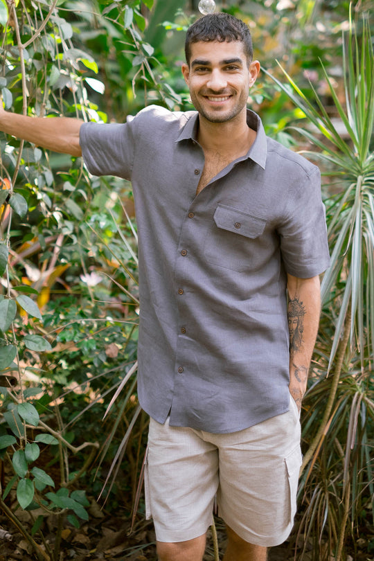 The Linen Shirt | Short Sleeve | Creatures of Habit