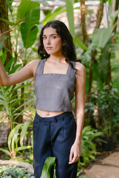 The Linen Crop Tank | Creatures of Habit