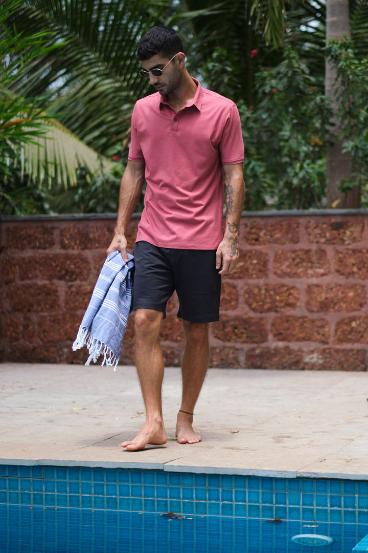 Pink Polo Swim Shirt Pink Ralph Lauren Bermudas Polo Ralph Lauren