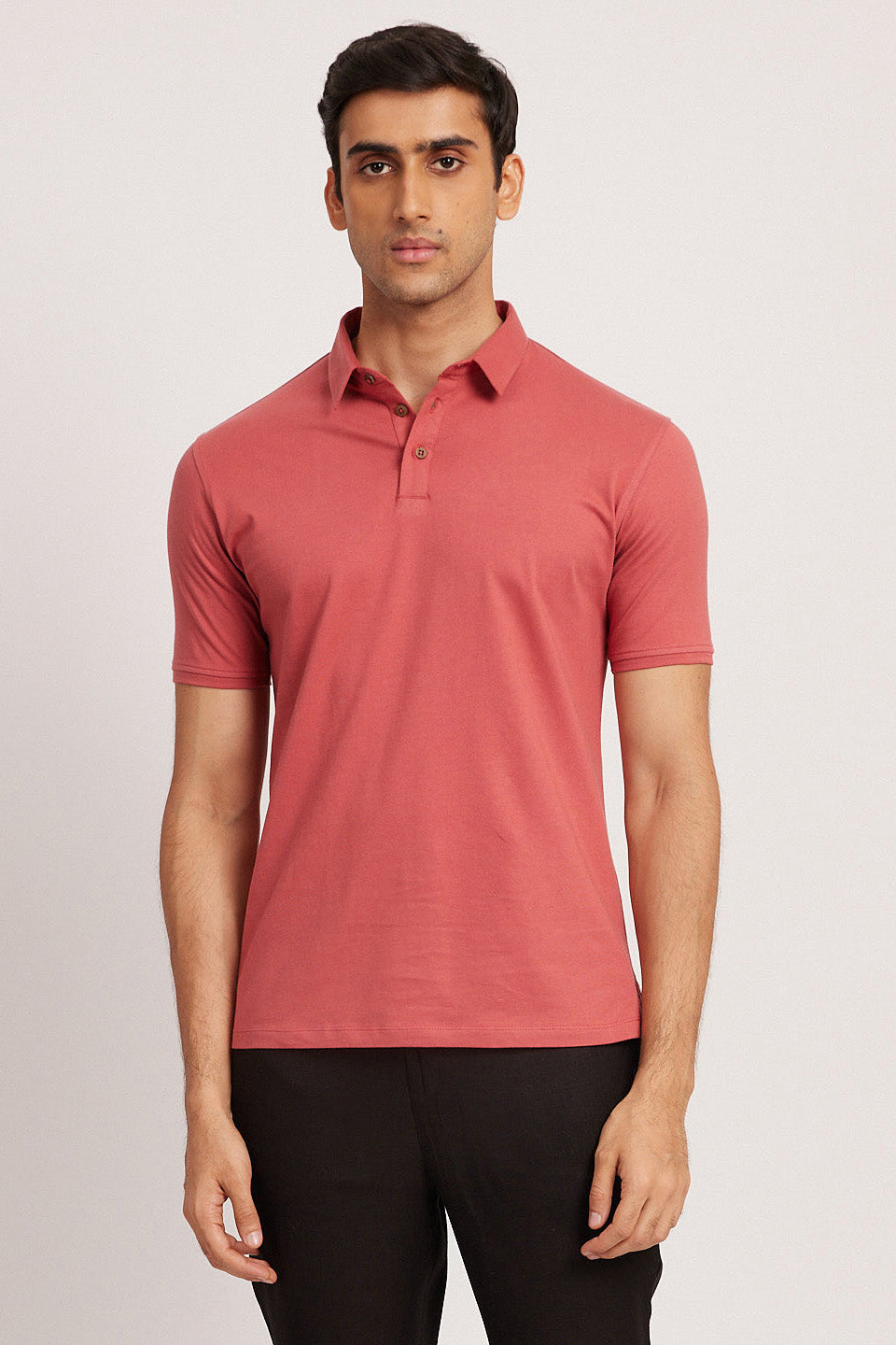  The Jersey Polo Sunset Pink  | Mens T-Shirts   |  Creatures of Habit