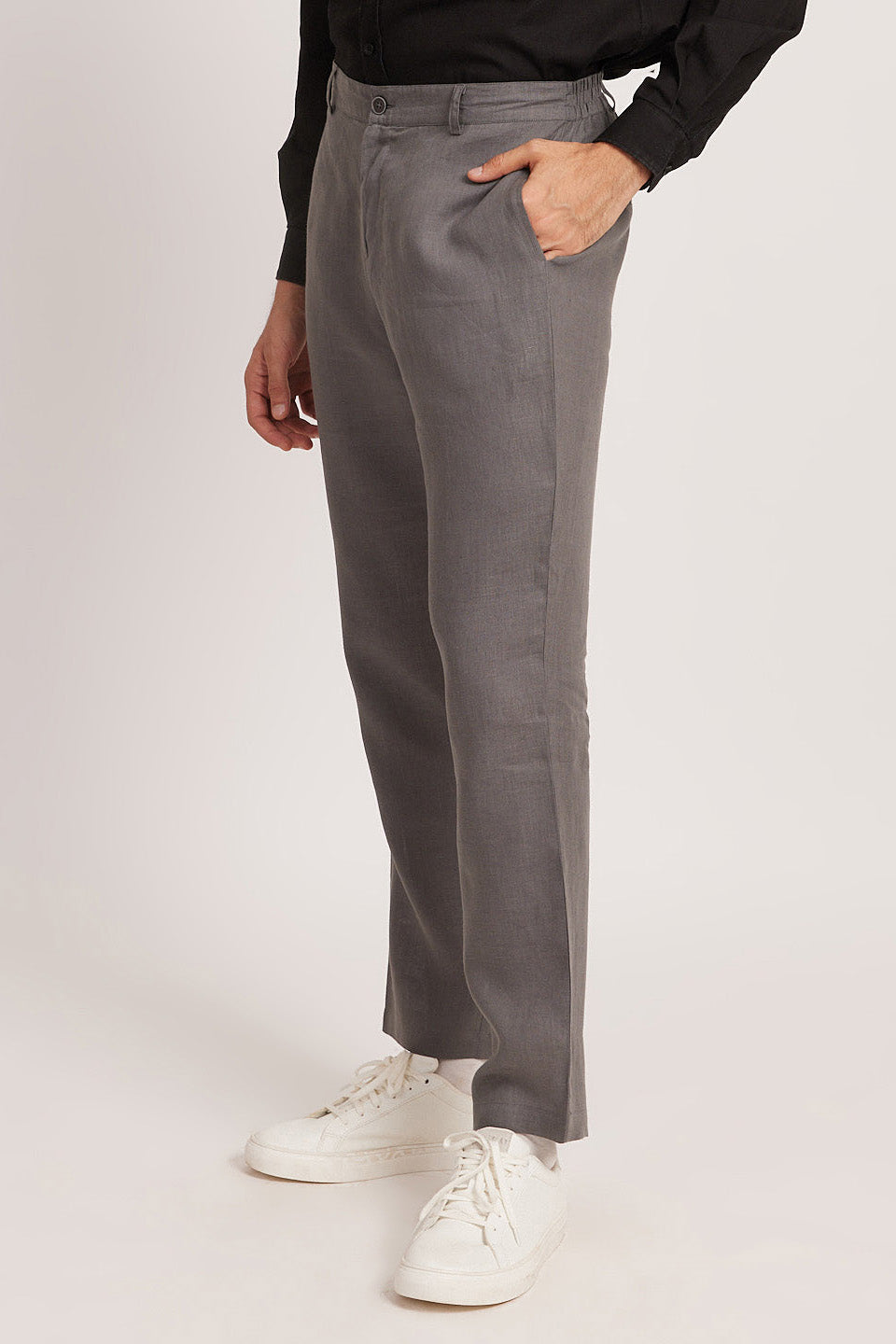  The Linen Easy Pants Slate Grey  | Mens Pants   |  Creatures of Habit