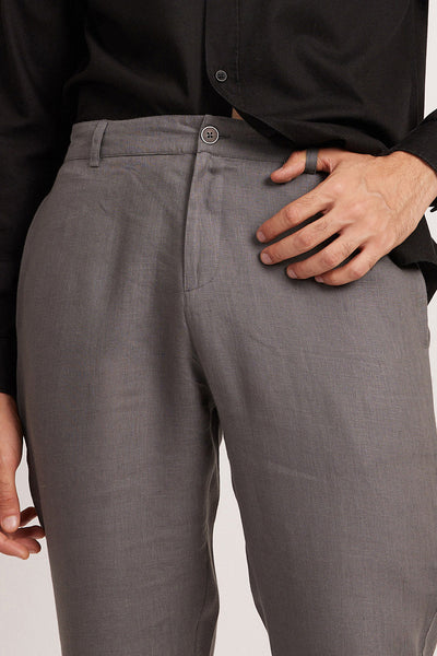  The Linen Easy Pants Slate Grey  | Mens Pants   |  Creatures of Habit