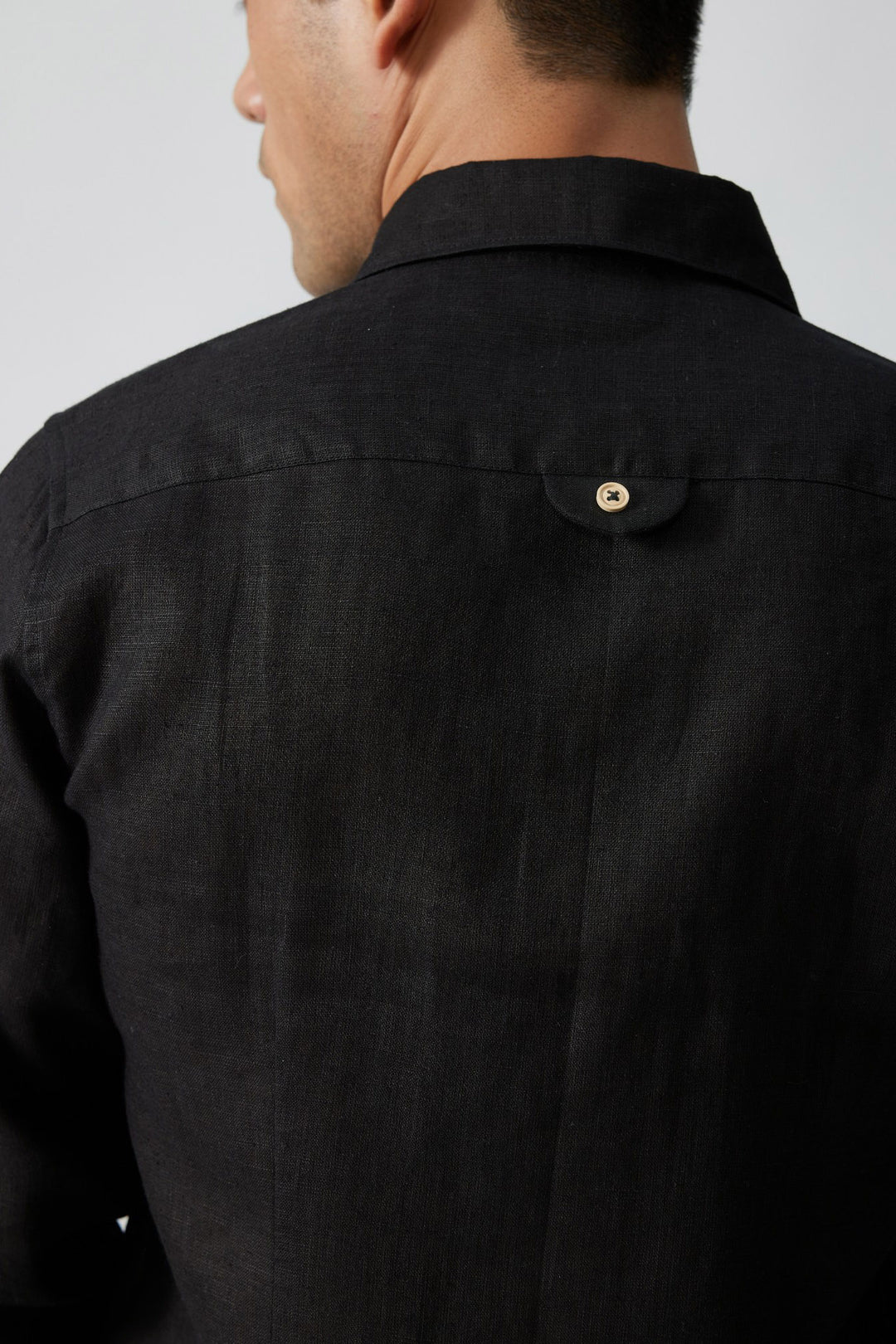 Men's Linen Shirt- Explore Linen Shirt Black Coffee