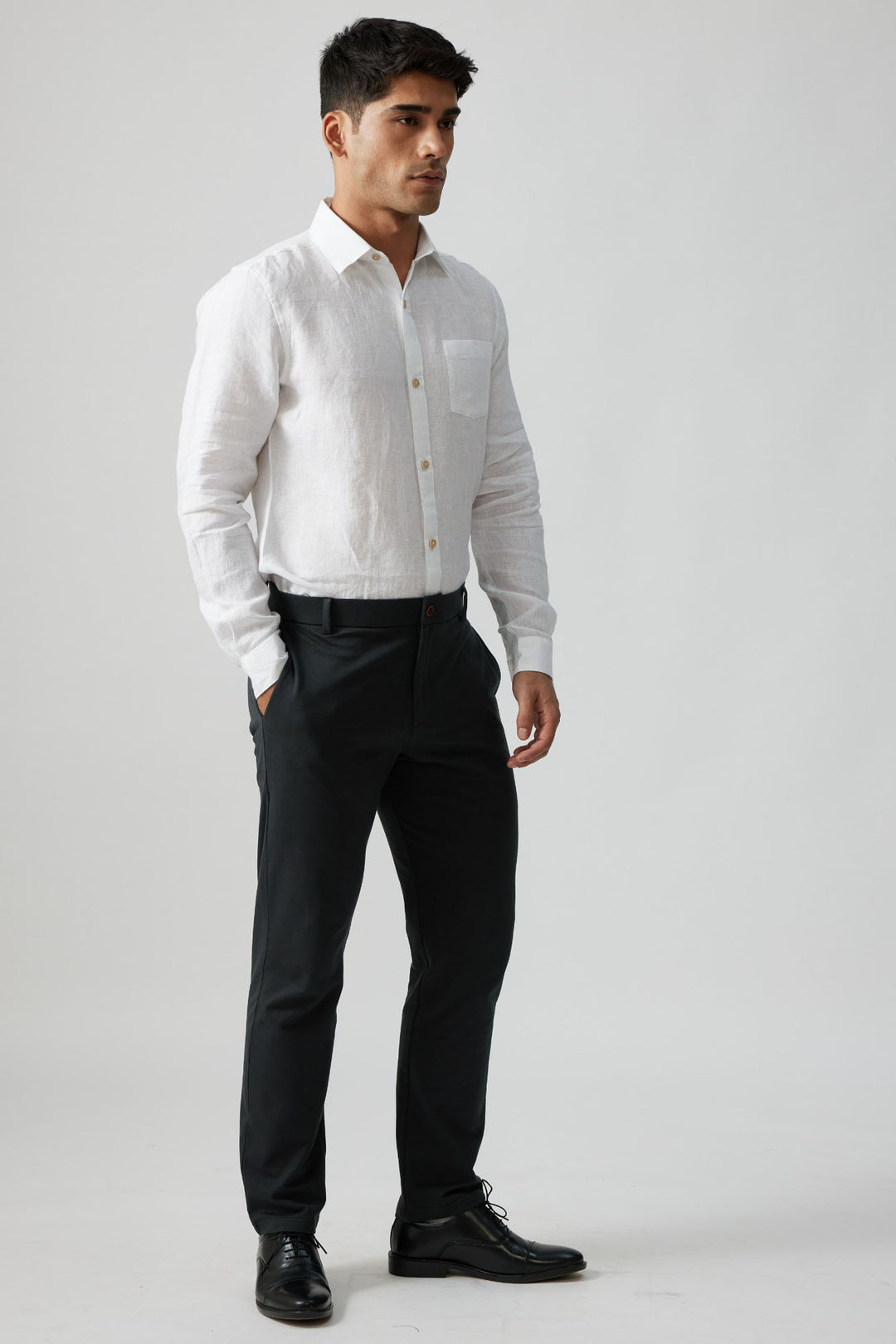 Mens Trouser | Pima French Terry Trousers Stone Grey